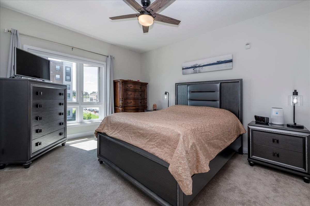 Primary bedroom at 301 - 8 Culinary Lane, Barrie